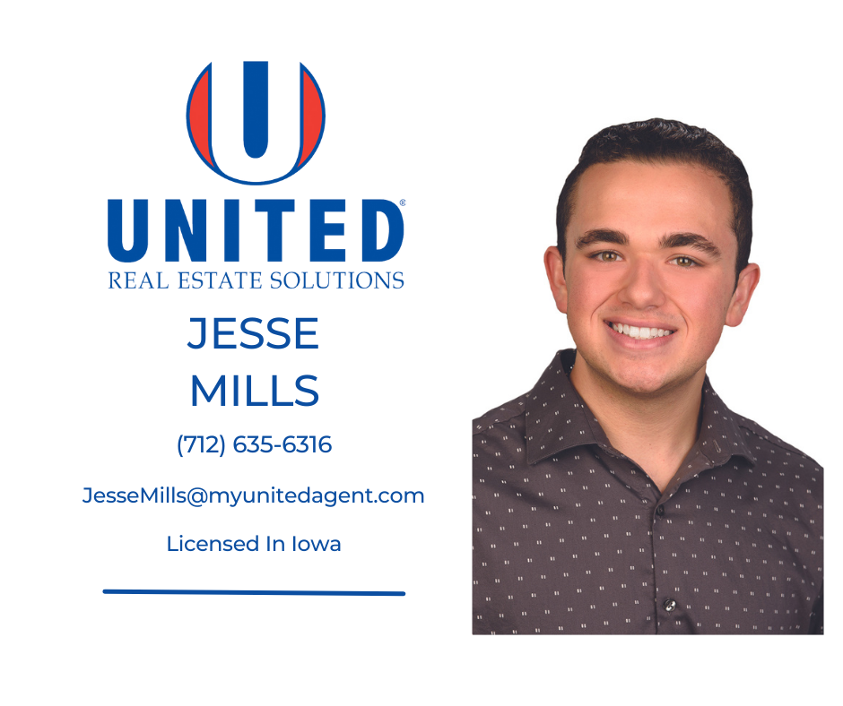 JESSE MILLS JOINS UNITED'S RESIDENTIAL REAL ESTATE TEAM